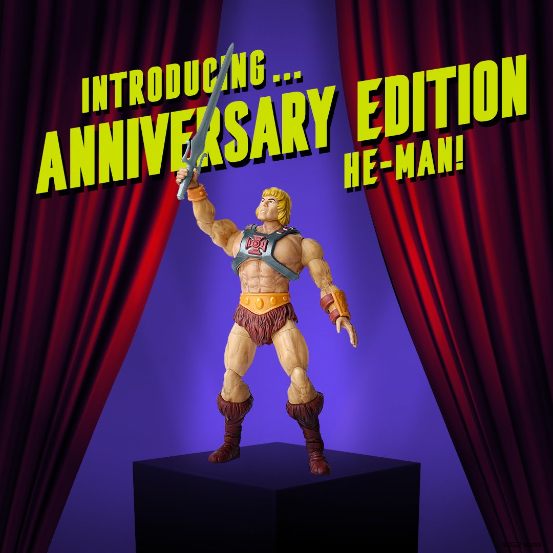 Celebrate 40 years of the most powerful man in the universe with our Anniversary Edition He-Man! Thank you for sharing this week of reveals with us, and stay tuned later in the year for more!