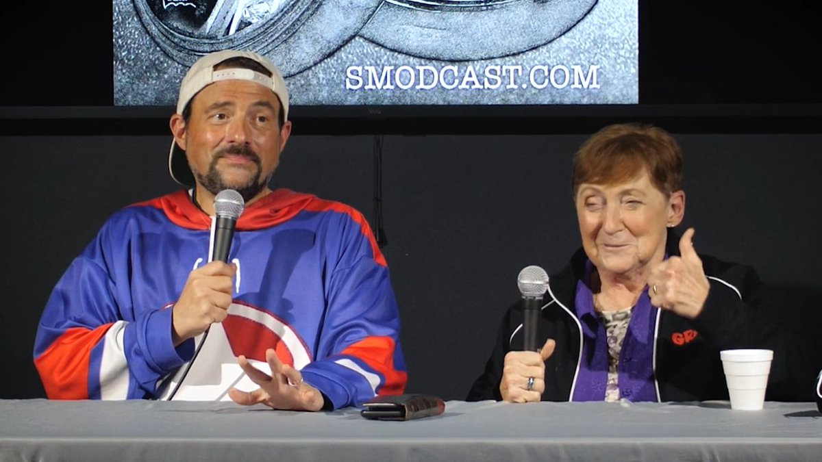 SModcastNetwork's tweet photo. SModcast 452: Clerks Too, Ep 2 - Ladies Night, Pt. 2 with @ThatKevinSmith & special guests #KimberlyLoughran and #GraceSmith, is live...
Recorded LIVE at the @SModcastle
https://t.co/VkFTadQOss
Subscribe to SModcast! https://t.co/h9Sxv0spK1 https://t.co/iAjAA9EHaG