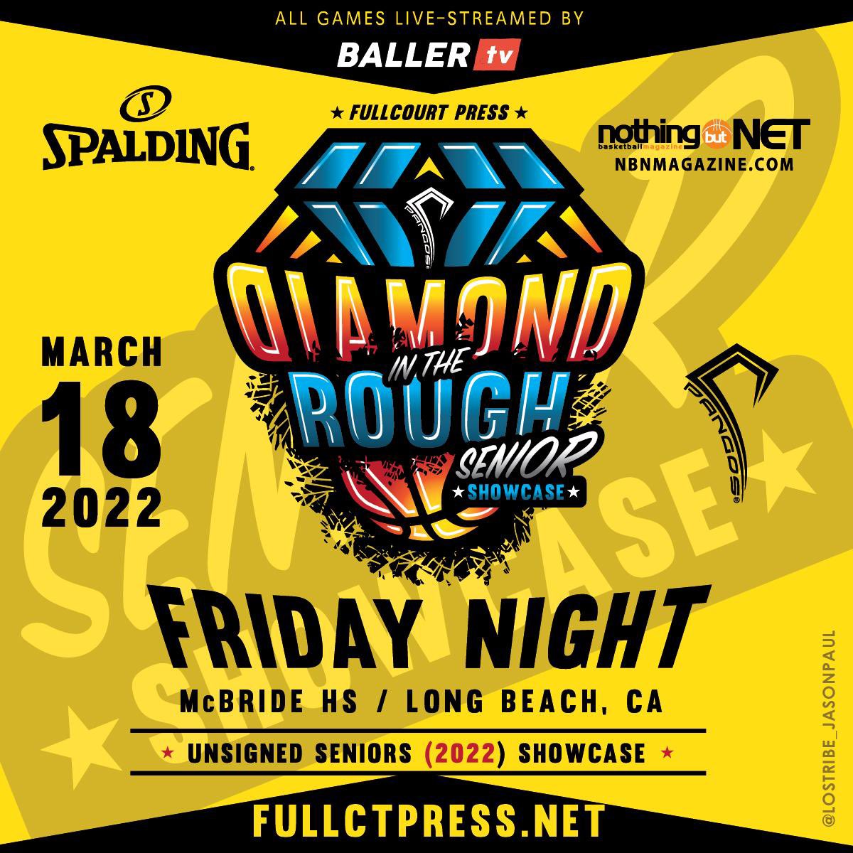 FCPPangos's tweet photo. 🚨 TONIGHT Friday 3/18: 2022 @FCPPangos Diamond in Rough Senior Showcase @ McBride HS/Long Beach CA (7-10pm) Quick, efficient way 4 coaches 2 view several of SoCal's top unsigned seniors. All games live & replay by @BallerTV Rosters at https://t.co/ILoYTQ7CYg @trigonis30 https://t.co/jhBuoo5ksm