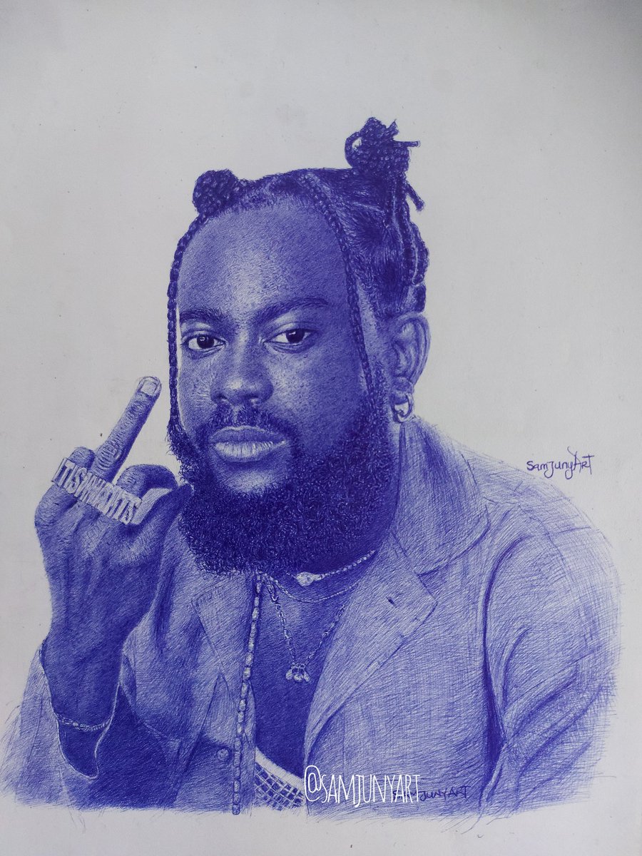 Completed drawing of @adekunleGOLD would be great to get a retweet kindly rt #degea #section84 #catchmeifyoucan #adekunlegold #quavo #davido #rooney #ndidi #Eriktenhag #waist #dremoandsimi #nadia #zidane #wizkid #ashawo #pastorchris #finesse #bxsn