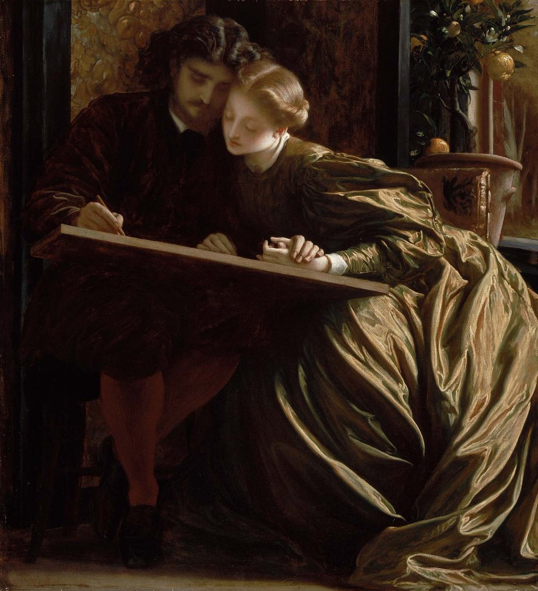 solisolsoli's tweet photo. The Painter's Honeymoon, 1864, by Frederic Leighton https://t.co/FUDduXllWv