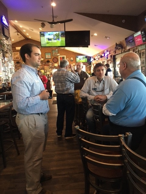 GeorgetownCCOC's tweet image. Fabulous Friday morning for the Chamber's Coffee &amp;amp; Contacts presented by @CoastalStaffing. Many thanks to @deaddogsaloon and Campbell Catering in Murrells Inlet for hosting today's event.