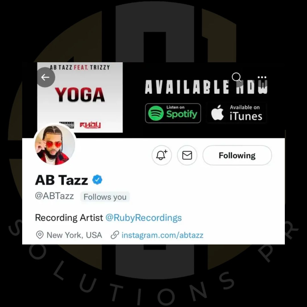 SolSolutionsPR's tweet image. The sky is the limit for @ABTazz 

Glad we were able to get him #verified on Twitter, Instagram and Facebook. 
Watch us work. 

Click the link in the bio to learn more about what we do and how we can be of service to you. 

#SolSolutionsPR