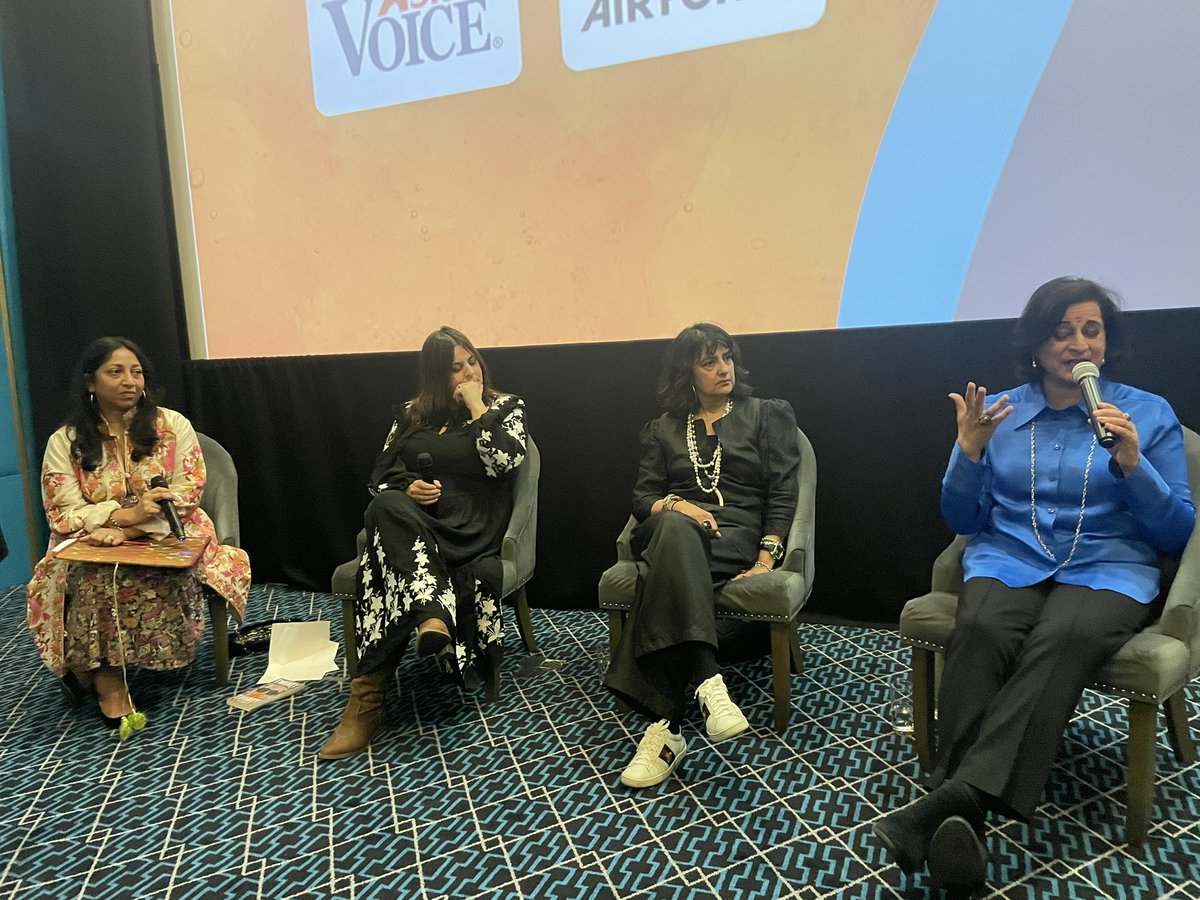 RupanjanaDutta's tweet photo. Such a heart to heart conversation by this fantastic line of panelists at the @WomeninConvers2 breaking stereotypes at the shoreditch courthouse hotel organised by @AsianVoiceNews with @RoyalAirForce, hosted by @SangeetaWaldron https://t.co/vdIMpu6OpE