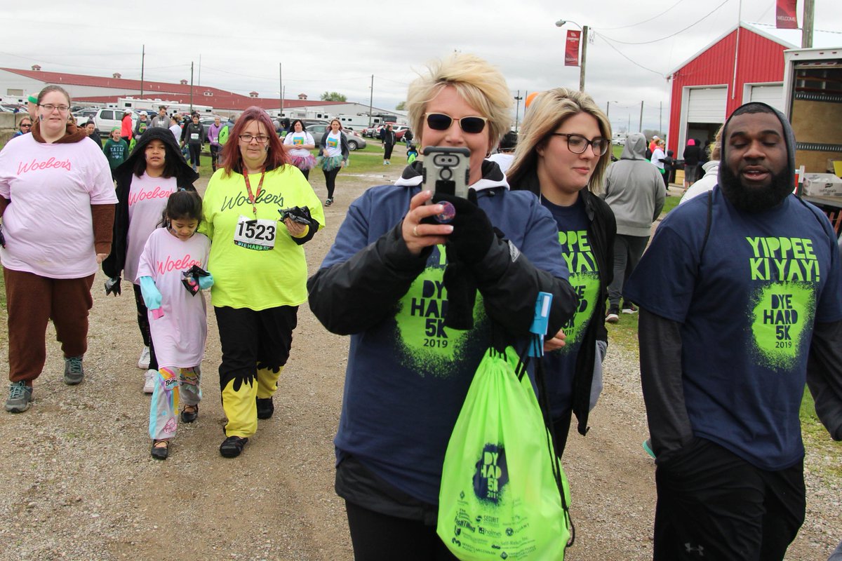 The DYE HARD 5K - It's a RACE and a P*A*R*T*Y! Run/walk in the most colorful 5K ever! Sign up for fun, food trucks, music, and TONS of color! Sun, April 24, Clark Co Fairgrounds. Benefits ppl w/disabilities. YIPPEE KI-YAY! tiny.cc/dh5k #dh5k #dyehard5k #5k #run #walk