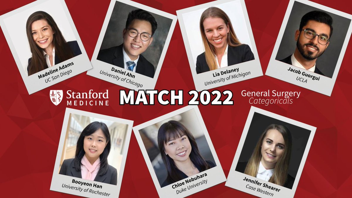 We are excited to welcome this accomplished, energetic and eclectic class of PGY-1s to join @StanfordSurgery and @Opnotes in June. We are thrilled to be able to help you on the journey to becoming outstanding surgeons, investigators and thought-leaders.