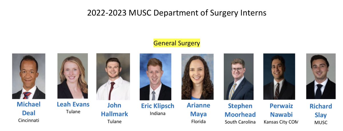 MUSC General Surgery Residency tweet media