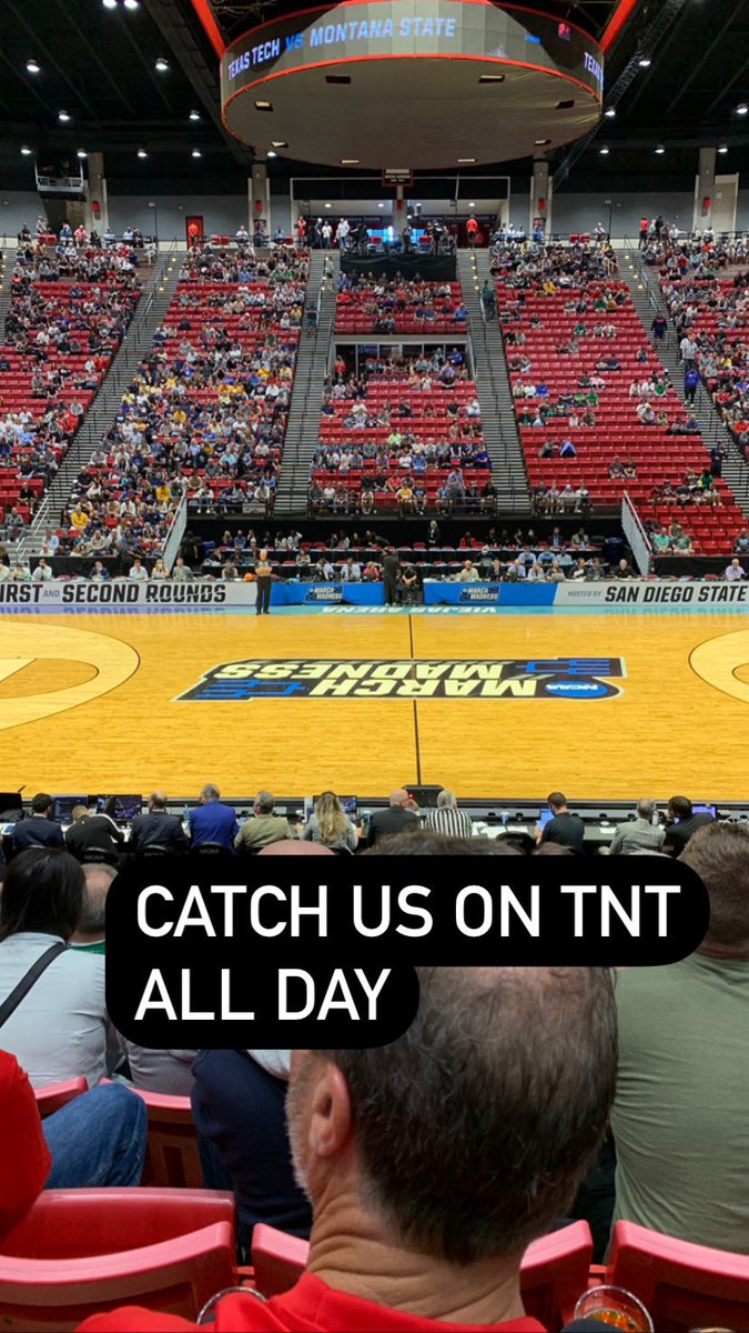 sharpjayhawk's tweet photo. Catch us on TNT all weekend 👀 🏀 #mmselfie #MarchMadness #SanDiego https://t.co/uA2LJcYr0s