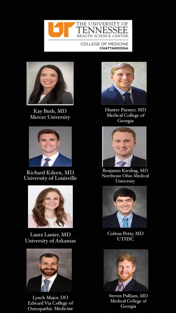 UT Chattanooga Surgery Residency (@utchattsurgery) on Twitter photo Welcome to the family! We are so excited to have these incredible individuals join our program. #Match2022 <a href="/uthsc/">The University of Tennessee Health Science Center</a> <a href="/TNChapterACS/">TNACS</a> <a href="/AmCollSurgeons/">American College of Surgeons</a> Welcome to the family! We are so excited to have these incredible individuals join our program. #Match2022 <a href="/uthsc/">The University of Tennessee Health Science Center</a> <a href="/TNChapterACS/">TNACS</a> <a href="/AmCollSurgeons/">American College of Surgeons</a>