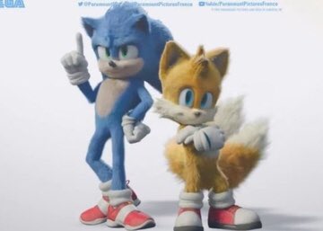 Austin Ahern 😃 on X: Movie Sonic and Movie Tails striking a pose in this  shot!!! #SonicMovie2 #Sonic #Tails  / X