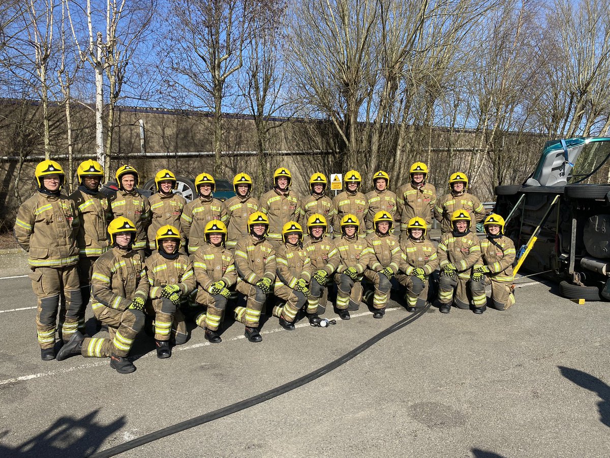 The wholetime recruits finished their RTC module today, a morning of practical scenarios and one to one assessments in the afternoon <a href="/AvonFireRescue/">Avon Fire & Rescue Service</a> #WT0122