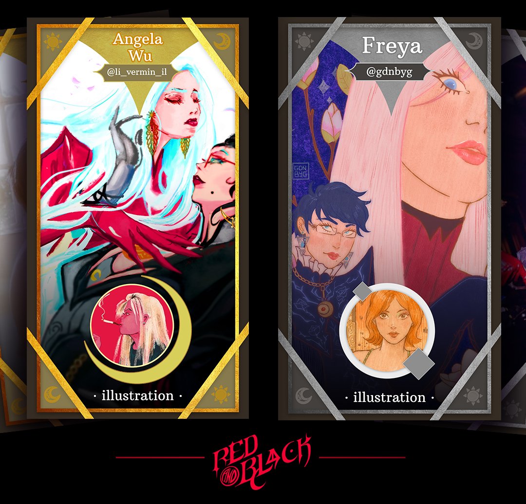RedAndBlackZine's tweet photo. 🌜CAST REVEAL🌛
The good stuff never ends ~!!
Introducing @li_vermin_il and @gdnbyg -out of this world- pieces 💕 https://t.co/LLO3YeTLS5