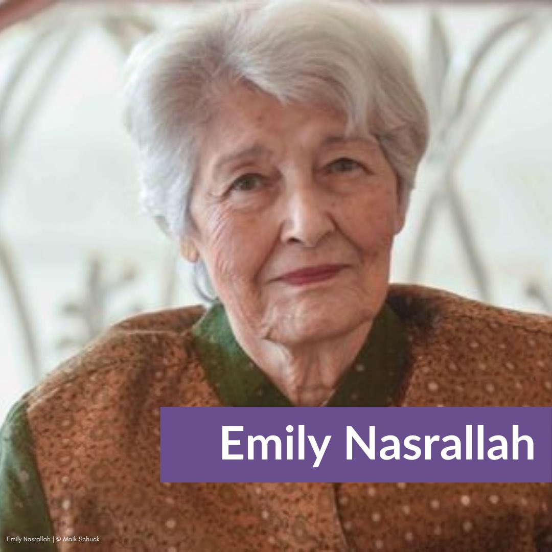 CatalystasC's tweet photo. Emily Nasrallah, #writer and #WomensRights activist, is famed for her writings on the Lebanese Civil War and the experiences of everyday women. #womenshistorymonth2022 https://t.co/gJu0ETymIj