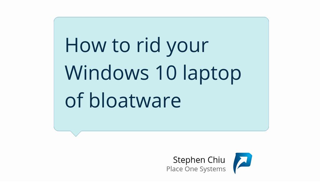 PlaceOneSystems's tweet image. What’s worse is that bloatware can also cause critical vulnerabilities.

Read the full article: How to rid your Windows 10 laptop of bloatware
▸ lttr.ai/qdYz

#RemoveBloatware #criticalvulnerabilities #clutterlaptop #KeeperPasswordManager