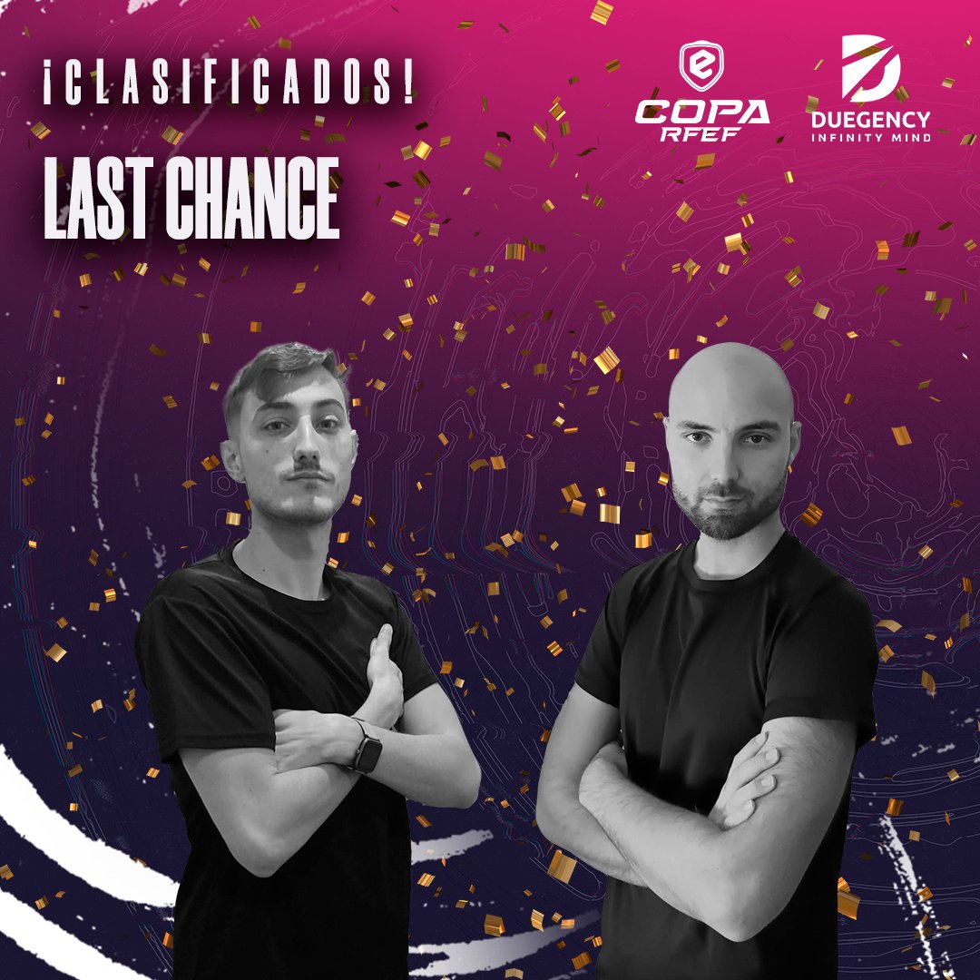 duegency's tweet photo. 🥳 Nuestros jugadores @Fifa_abel y @albertovk1999 logran meterse en la fase final de la #eCopaRFEF, tras un gran papel en el Clasificatorio Last Chance representando al @RMajadaheSports 🤲

🎮 ¡Estarán en el presencial de Las Rozas! 🏆

🔜 2 y 3 de abril 🗓️

¡¡Enhorabuena!! 🦾 https://t.co/55ObPbAhyQ
