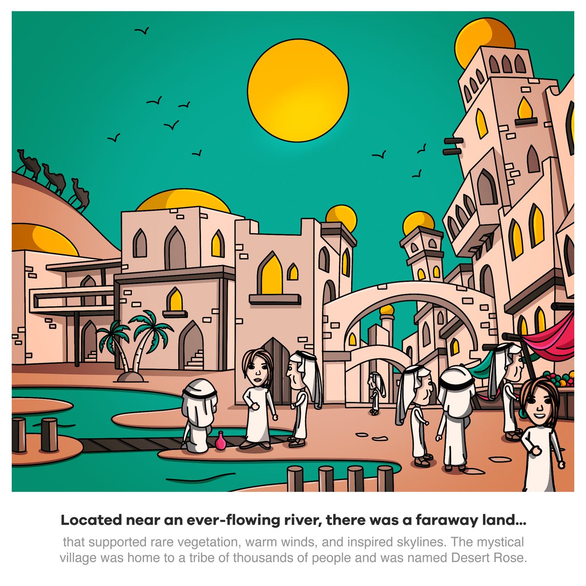 Sneak peek into Desert Rose 🏜 Are you ready for #ArabDrip?
#YallaAD #YallaDrip