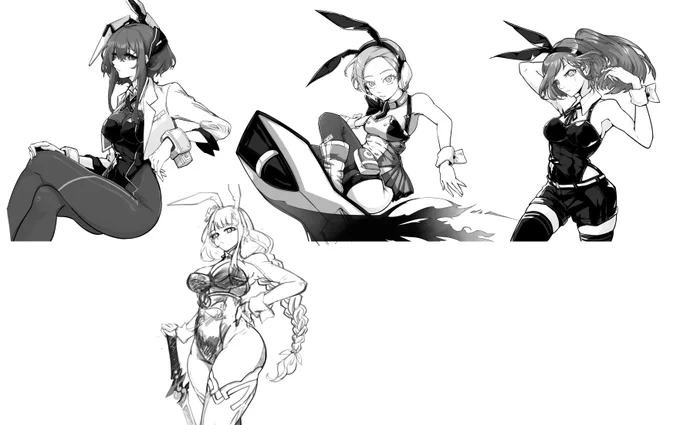 Drawing more bunny girls until forever
https://t.co/aekBGsUqhp 