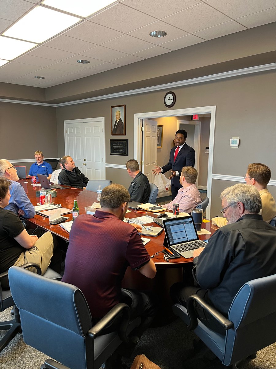 President <a href="/OJOleka/">OJ Oleka</a> was happy to welcome member campus information technology leaders to our office today for their first in-person meeting since the beginning of the pandemic. IT has always been critical to our members’ success, but never more so than during the past two years.