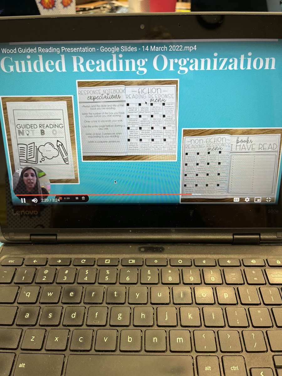 SinksInnovators's tweet photo. Shoutout to @WoodsWonders for her awesome guided reading documentation notebook! She has a great way to organize her groups and an engaging way for students to track the books they are reading! @allenelem @juliewricketts #AllenSuperheroes #AllenPL #FISDWeAreOne https://t.co/EnPtbahqY3