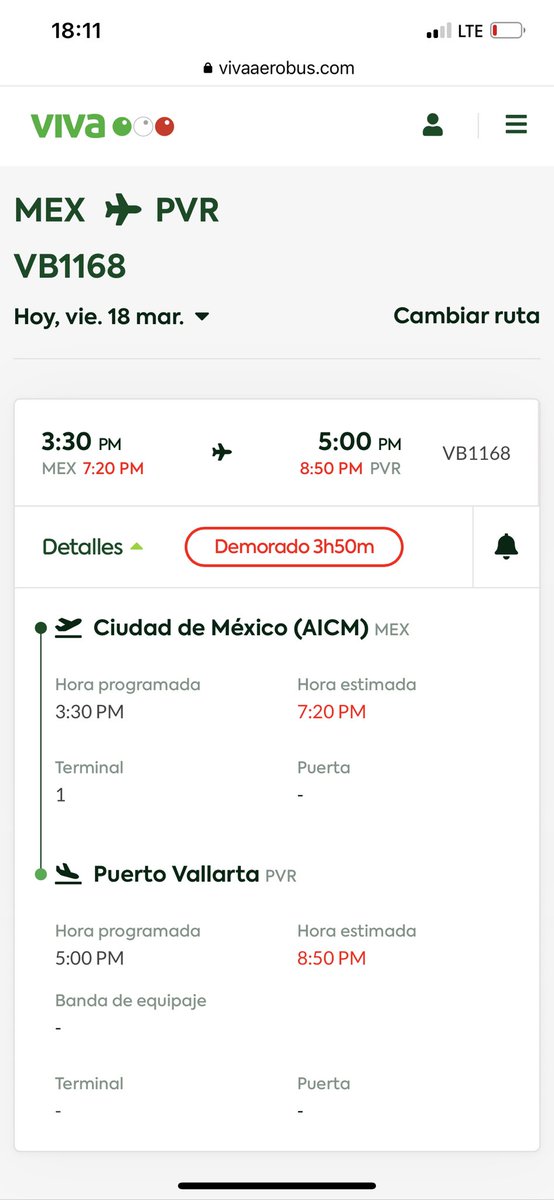KikeRuMi's tweet photo. @VivaTeEscucha @VivaAerobus Su normalidad son casi 4 horas de demora??? https://t.co/ROP4vvsoyz
