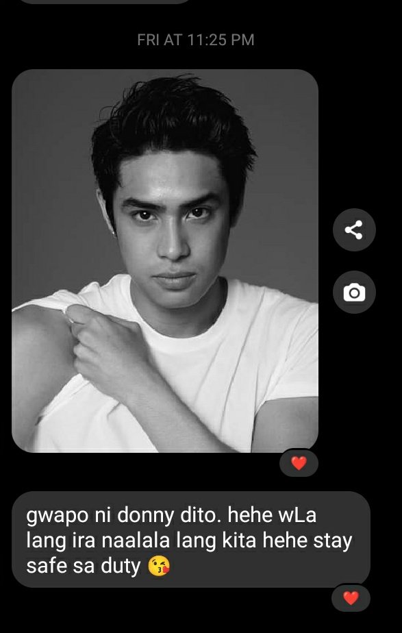 donnyoverdx's tweet photo. my former college roommate suddenly pmed to tell me she remembered me with your latest ig update @donnypangilinan AAHH they know how much i luv u 🥺 https://t.co/rT4IzBH9SW