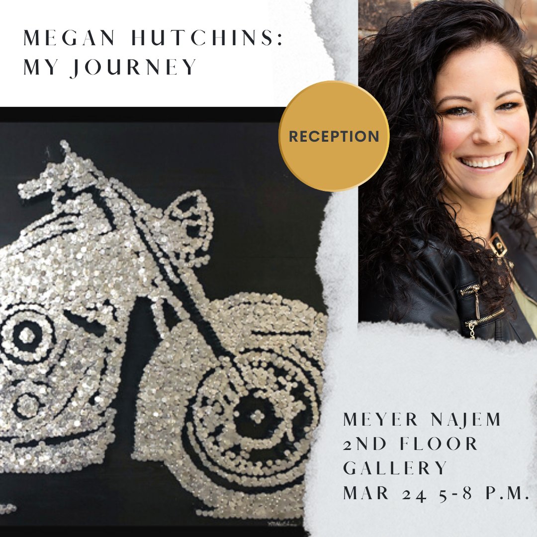 NobleCreates's tweet photo. Megan Hutchins's reception for her showcase "My Journey" at @MeyerNajem in Fishers will be held Thursday, March 24 from 5pm-8pm. Come join us in the gallery on the 2nd floor - meet Megan, buy art, and hang out with us!
#fishersin #fishersart #nailedit #indyart #indykeepscreating https://t.co/y3F5OOwTAP