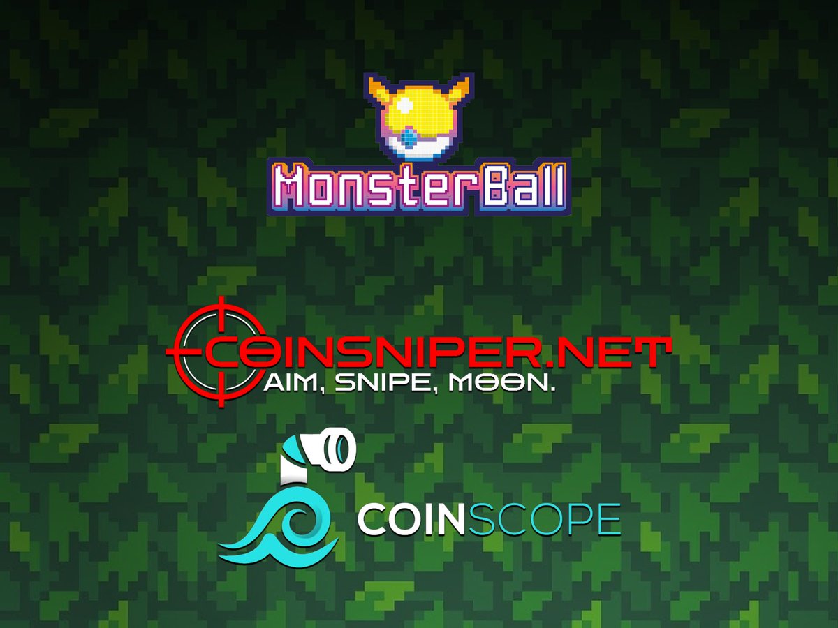 _Monster_Ball_'s tweet photo. 🗣 We are listed on @coinsniper_net  and @coinscopecrypto  
We are very pleased to announce that we have started to spread $MBALL around the world !

▶️ CoinSniper ⤵️
https://t.co/q1uDneqMYX

▶️ CoinScope ⤵️
https://t.co/a2zzkaszAy

#PlayToEarn #Ethereum #NFT #NFTs #UniSwap #GEM https://t.co/scjKPFKsEx