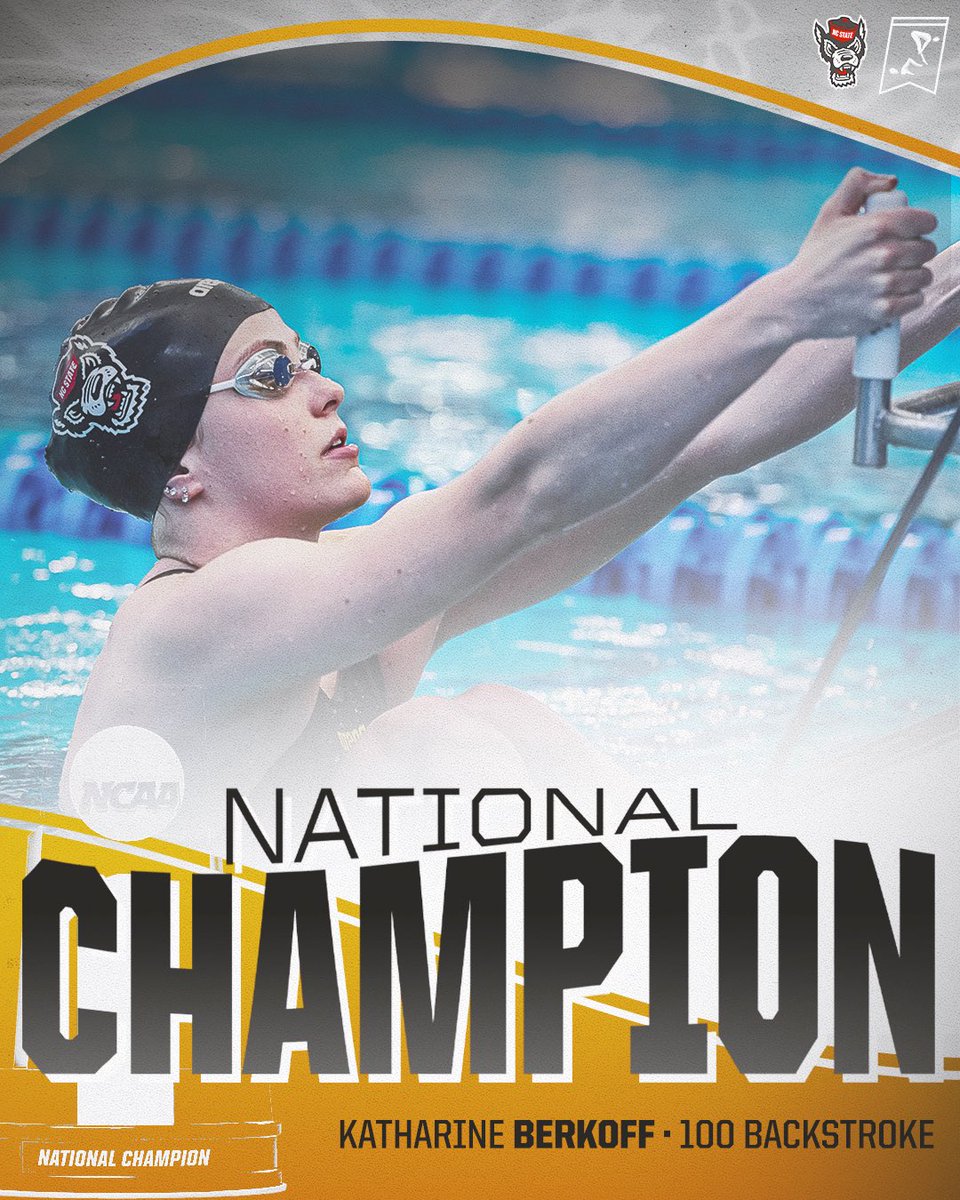 T. W. O. TIME NATIONAL CHAMPION in the 100 backstroke. Fastest time EVER. She’s DANGEROUS. 🥶😤💥 48.74