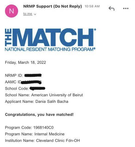 daniabacha (@daniabacha) on Twitter photo So happy, blessed, and excited to match into #internalmedicine at Cleveland Clinic Foundation <a href="/CCF_IMCHIEFS/">Cleveland Clinic IM</a>!! So grateful for my family, mentors, and friends for their unconditional support! #Match2022 #IMG So happy, blessed, and excited to match into #internalmedicine at Cleveland Clinic Foundation <a href="/CCF_IMCHIEFS/">Cleveland Clinic IM</a>!! So grateful for my family, mentors, and friends for their unconditional support! #Match2022 #IMG