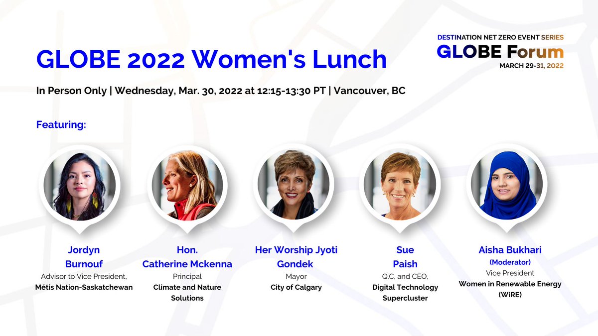 GLOBE_Series's tweet photo. Hear about opportunities & challenges at the intersection of business, sustainability & inclusion at the #GLOBEforum Women’s Lunch, presented by @calgaryeconomic & @CPAcanada. Feat. @JyotiGondek @cathmckenna @j_rdynburnouf @DTSupercluster & @BukhariAisha: https://t.co/24JW9kNXQ5 https://t.co/19kbzFjAar