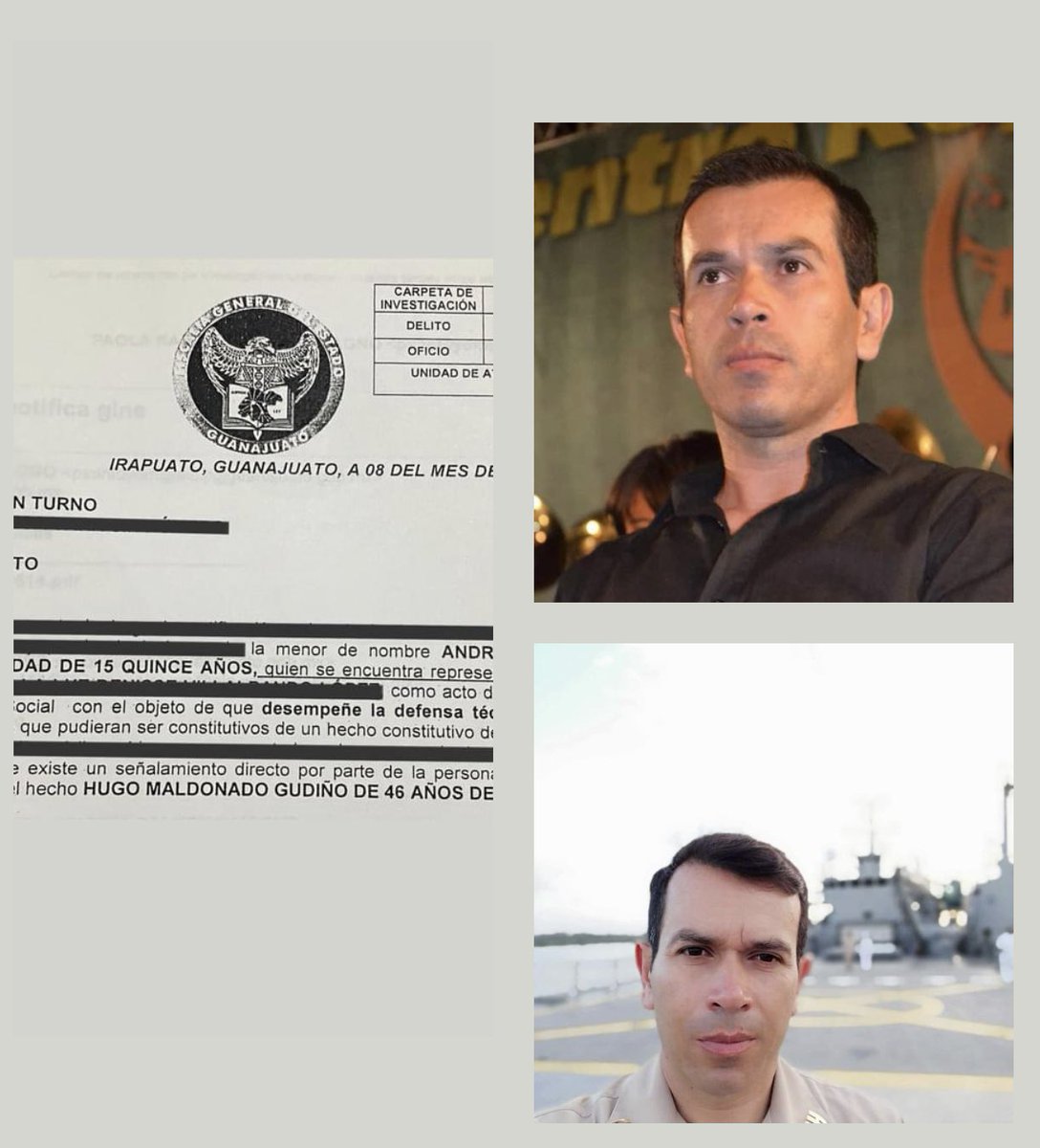 La <a href="/SEMAR_mx/">SEMAR México</a> se indigna por su bandera pero protege a violadores como Hugo Maldonado Gudiño, director de la #BandaDeMúsica quien desde el 2020 tiene una demanda por abuso sexual a una compañera música.

‼️EXIGIMOS SU INMEDIATA DESTITUCIÓN‼️ y justicia por nuestra compañera.