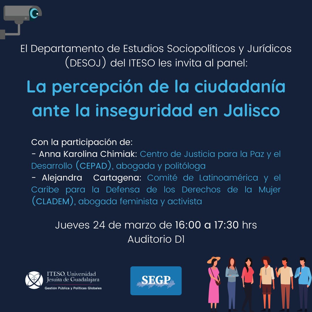 La inconformidad de la ciudadanía ante la inseguridad en Jalisco la ha convertido en uno de los temas principales en el debate privado, público y social. 

¡Les esperamos el próximo jueves!
