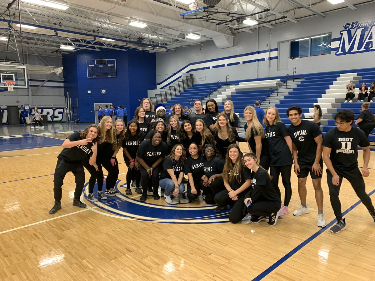 I am just so proud of these seniors. Back to back lip sync champions and they are just collecting trophies for my desk. I love being their sponsor ☠️💙