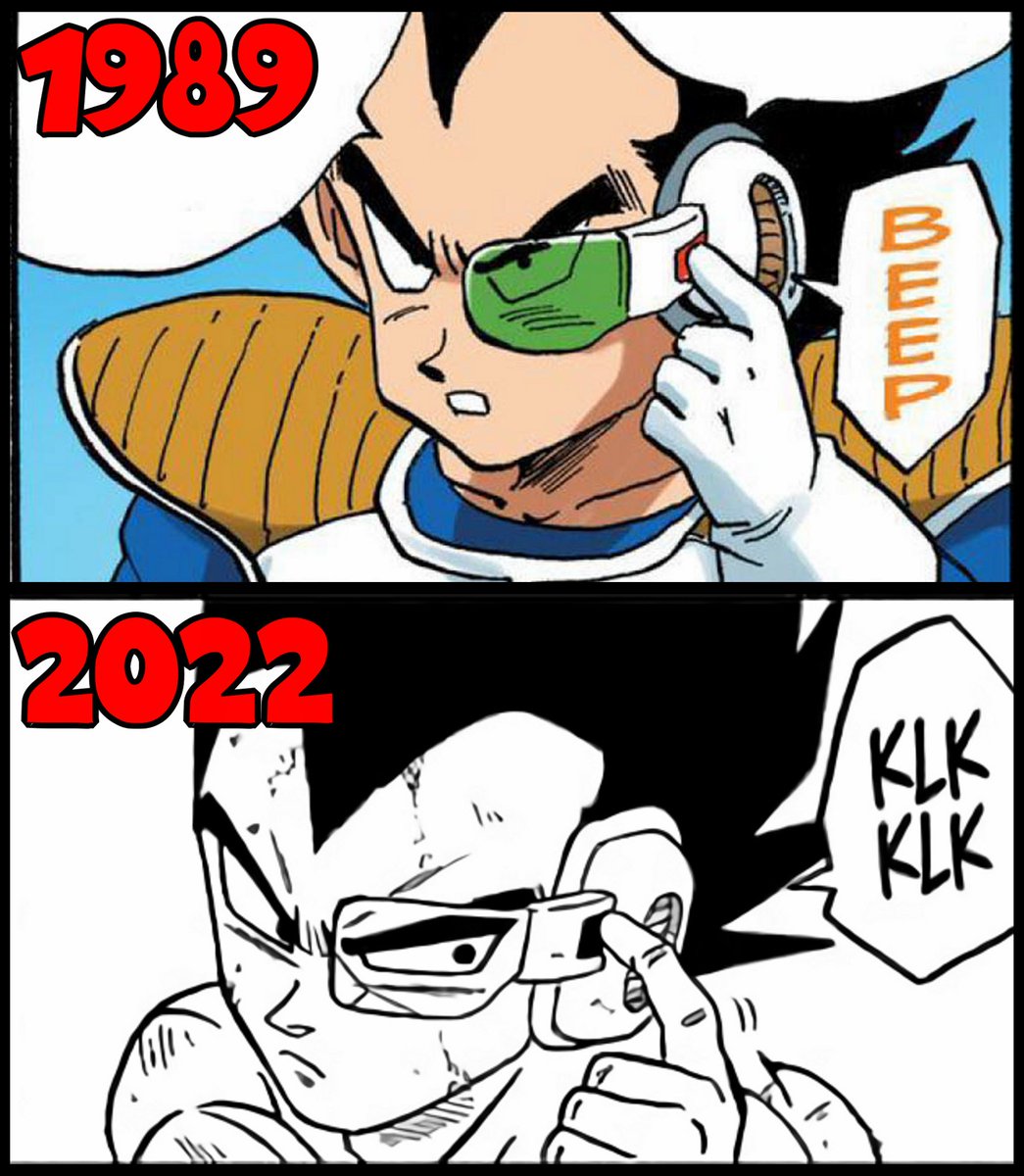 VegetaFansClub's tweet photo. I thought I would never see Vegeta using a scouter again https://t.co/t151nNQkuM
