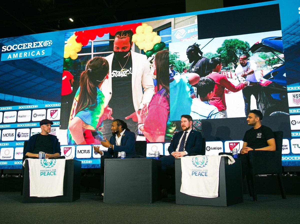 J_No24's tweet photo. I and STARZ24 are proud to become a Founding Partner of @FfP_Global USA to unify American Football and Soccer to deliver a range of projects across the States⚽🏈

This week we launched our long term partnership with @Soccerex in Miami with @iamkashsiddiqi 🔝

#FfPUSA https://t.co/fngLwuSX0R