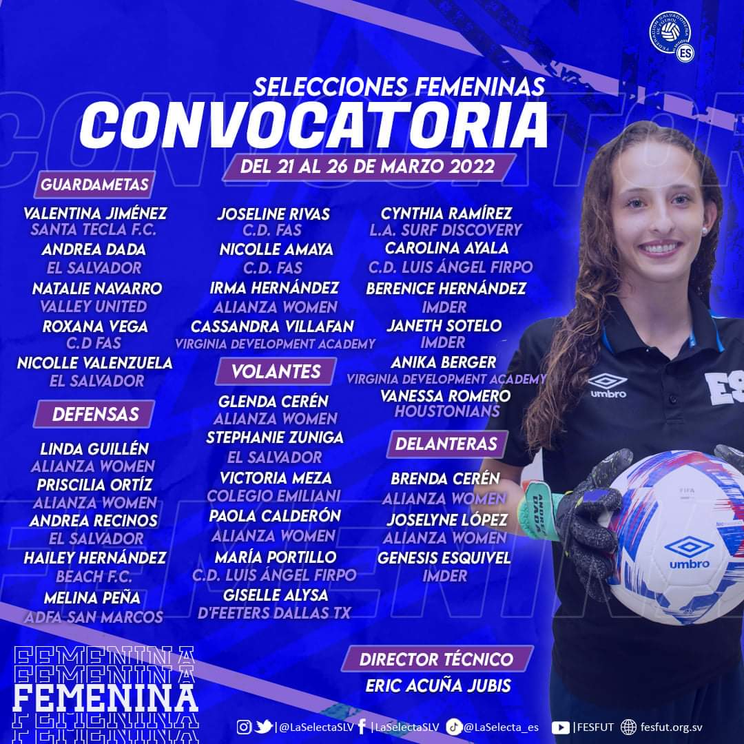 Seguimos trabajando arribamos a el salvador el domingo despues de visorias  y arrancamos con selecciones femeninas.