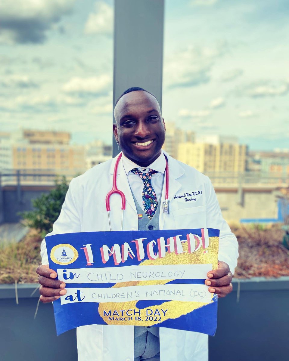 Today is a day for the books! So excited to announce that I will be training <a href="/ChildrensNatl/">Children's National Hospital 🏥</a> for the next five years as a Pediatric Neurology resident! #Match2022 #BlackDoctorsMatter #weareourancestorswildestdreams