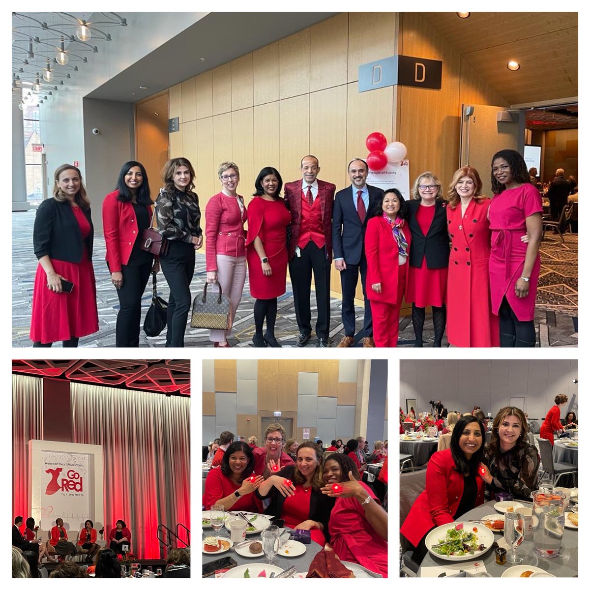 avolgman's tweet photo. #Chicagogoesred was back in-person, fantastic to see all the great people who support ⁦@AHAScience⁩ ‘s ⁦@GoRedForWomen⁩! ⁦@RushMedical⁩ was there with most of the female cardiologists &amp; our chiefs! ⁦@cardio10s⁩ ⁦@RupaSanghaniMD⁩ ⁦@braun_lynne⁩ https://t.co/Bx3TjXj5mG