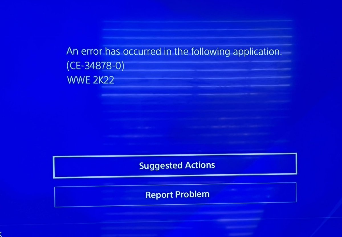 DannyMuniz08's tweet photo. @WWEgames any update on when error will be fixed. Have not been able to play universe since last patch on PS4. https://t.co/6fzG1baGAG