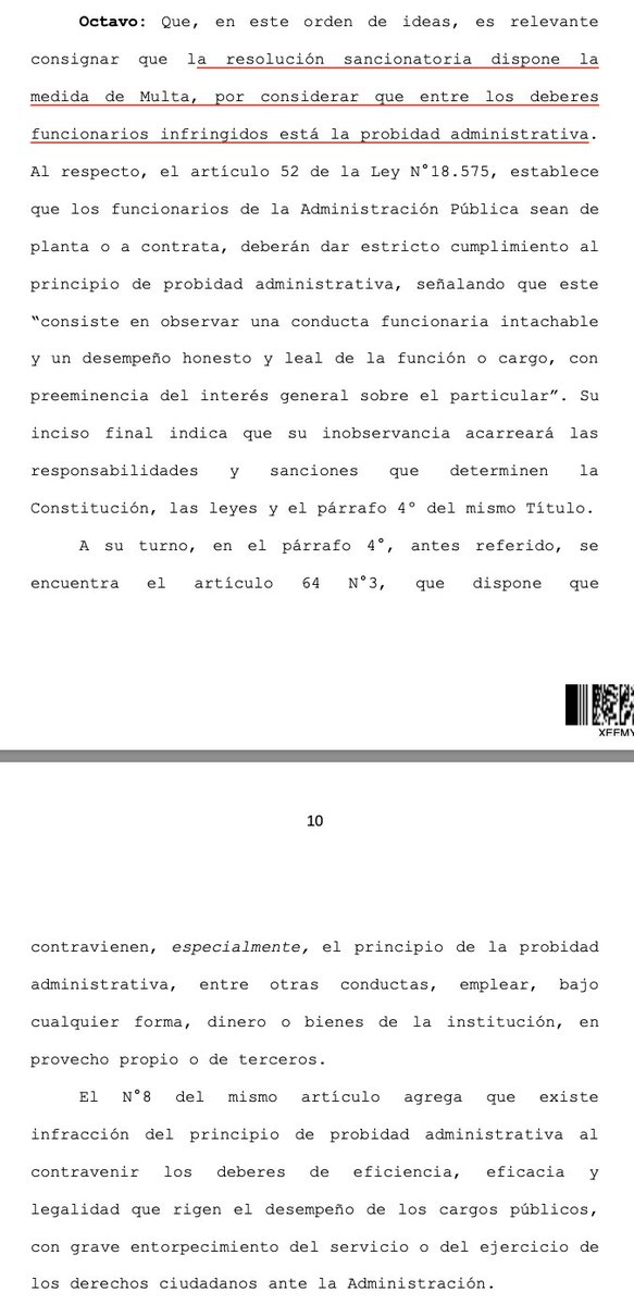 LuisCorderoVega's tweet photo. CS (18.3.2022, rol 87088-2021) es ilegal propuesta de sanción de Contraloría a DAF que habría visado 492 contratos a honorarios, por corresponder estos a labores permanentes. No se puede hacer responsable a un funcionario de una política general ampliamente aceptada. https://t.co/rxpz7m4e8Y