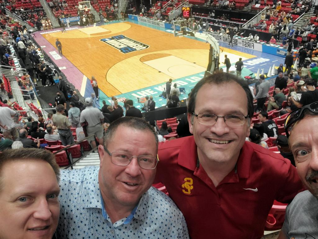 stevesalem's tweet photo. Year 27 attending March Madness! Second since COVID. #mmselfie #LetsGoX https://t.co/W5YrXhKSB6