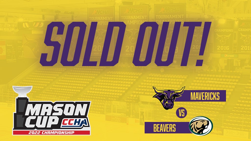 MinnStMHockey's tweet image. We are Sold Out!  Thanks to our amazing fans who have sold out the Mayo Clinic Health System Event Center for tomorrow's CCHA Championship Game!  See you for a "White Out" tomorrow at the rink!