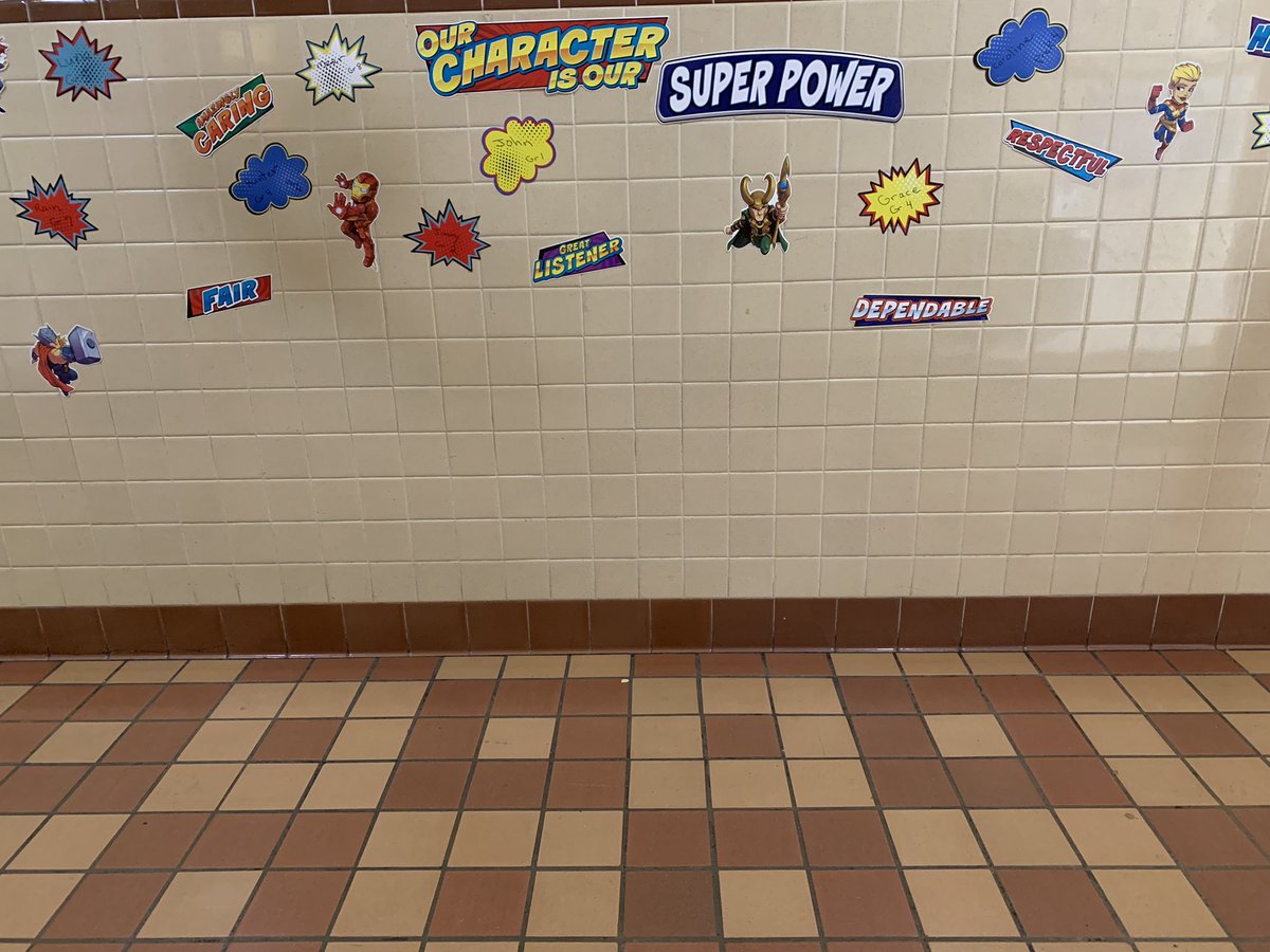 SPSprincipal's tweet photo. Today we announced Students of Character for our Wall of Superheroes @StPeterSchool ⚓️Teachers nominated students they felt demonstrated excellent character this week. What an outstanding group of Superheroes! https://t.co/xrBIpfIfXR