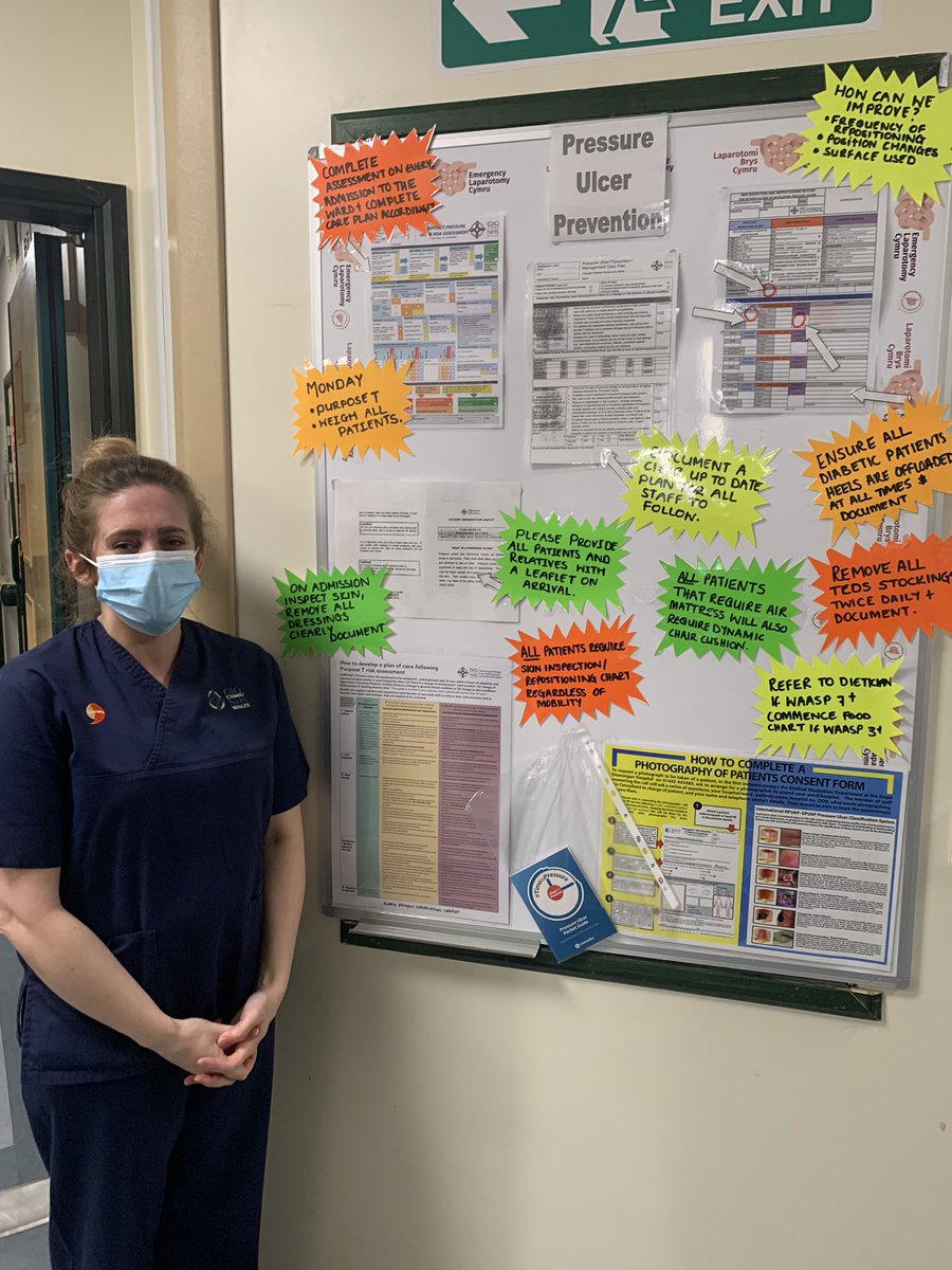 NurseGregDix's tweet photo. Out and about today and how amazing to hear of the 398 days that Ward 8 RGH has gone without a HAPU!๐๐. Rebecca has been leading all of this work and it was a pleasure to meet her and the team. @jenproctor01 @CwmTafMorgannwg @ely_ilg #stopthepressure #execvisibility https://t.co/kUSDBvg6IW