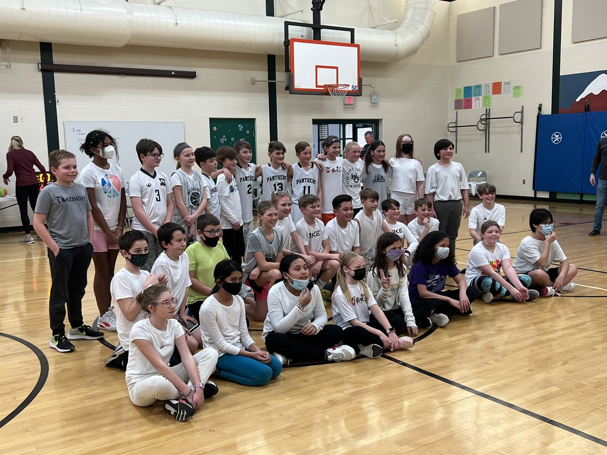 The 1st annual Lakewood Staff vs. Student basketball game was a great success. Some awesome LW alums came to help the teachers play and we STILL lost to the 5th graders 39-37.  Teachers are going to have to get some extra practice sessions in before next year. #GoWO <a href="/LakewoodEl/">Lakewood Elementary</a>