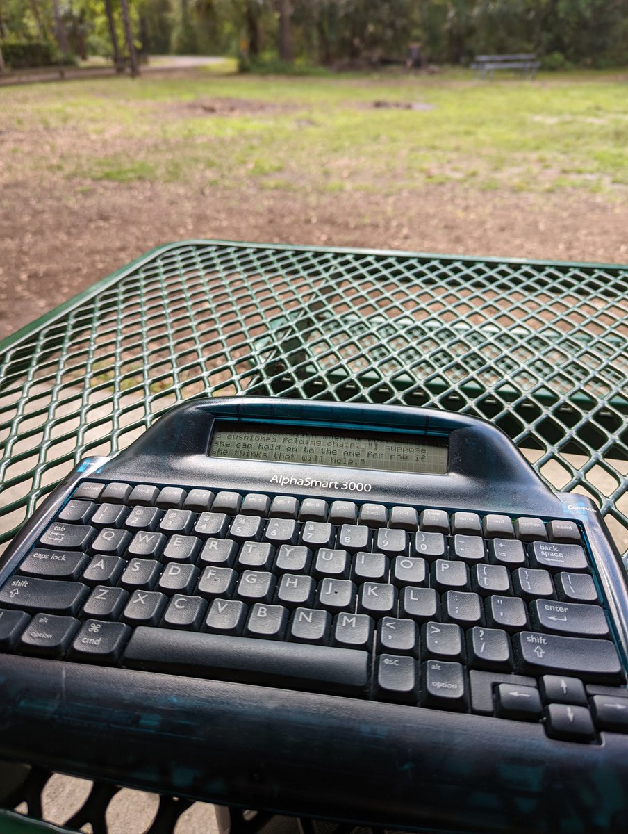 KristinDurfee's tweet photo. Trying out something new with this project #alphasmart #WritingCommunity https://t.co/5dhoP8RWEq