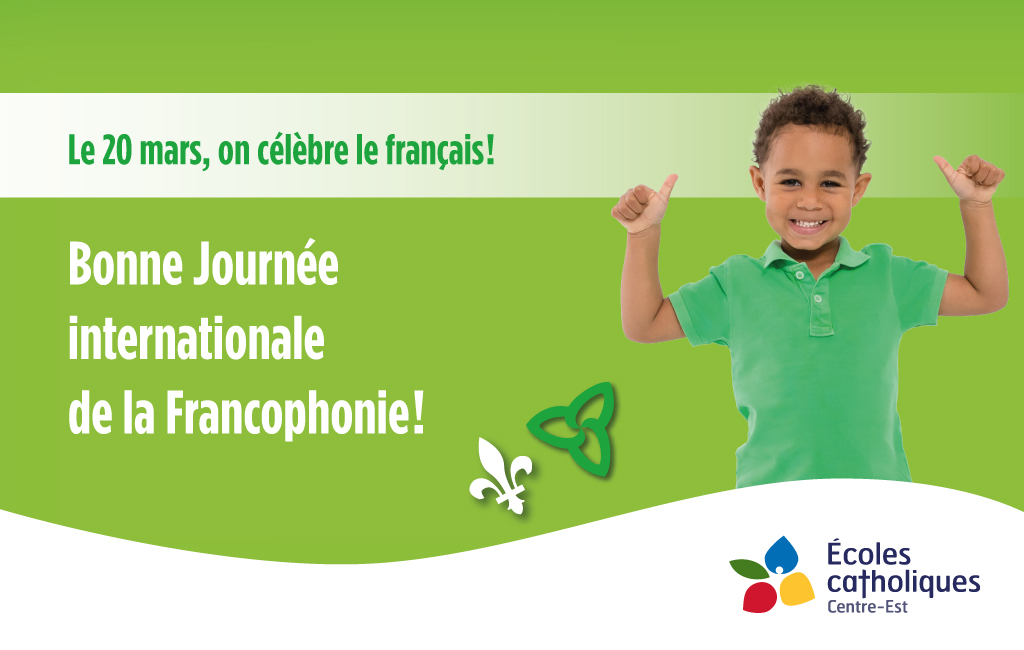 ecolecatholique's tweet photo. Bonne Journée internationale de la Francophonie!💚🌎

Pour célébrer la richesse et la diversité de la francophonie, le Conseil vous invite à lire l’article « Vivre sa francophonie » du CECCE sur le blog des @RVFrancophonie 👉 https://t.co/donsKpkqQj https://t.co/SAqMIPp2kP