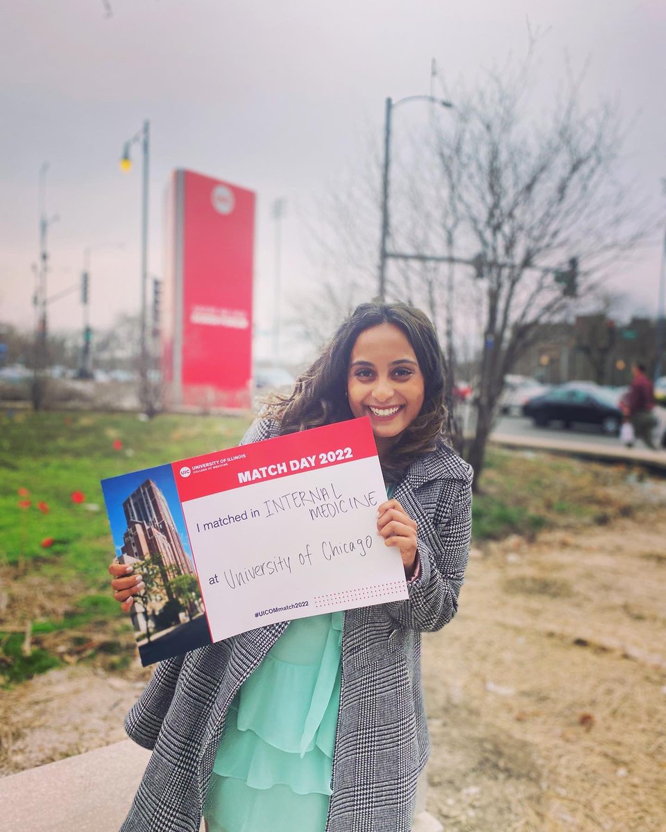d_divz's tweet photo. Beyond excited to have matched at @UChicagoMed for Internal Medicine Residency!! Dreams really do come true. #Match2022 #MedTwitter @uiccom https://t.co/pY8eQjGcJ9