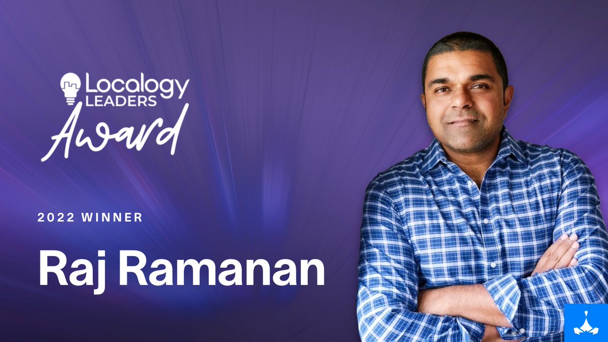 Scorpiondotco's tweet photo. We're thrilled to announce @think_localogy's delegation of Raj Ramanan, Scorpion COO, as a 2022 Localogy Leadership Award winner. The award recognizes executives driving #innovation in their organizations, client communities, &amp; the marketplace at large. https://t.co/s0WES9xdAZ https://t.co/NUsnLH2HPg