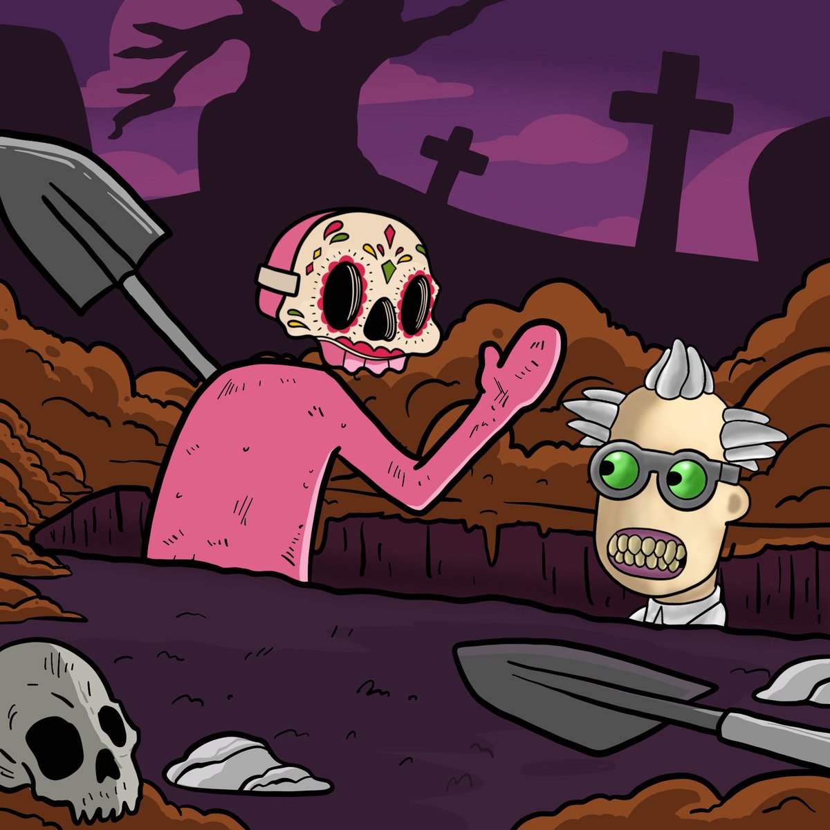 los_muertosNFT's tweet photo. Los Muertos 🤝 Frankenpunks

We are delighted to welcome @3dFrankenPunks holders to our community! You now have an exclusive whitelist chance:

➡️ Head into our Discord
➡️ Verify your Frankenpunk in CollabLand
➡️ Click the link in the Frankenpunks channel to enter

Good Luck! https://t.co/F6R15YTMRN